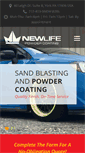 Mobile Screenshot of newlifepowdercoating.com